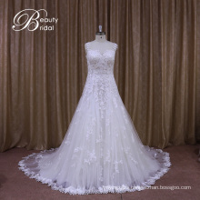 Delicate A-Line Lady Bridal Gown